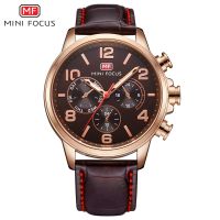 ---Fashion mens watch238814♞☬ MINI FOCUS fox mens watch quartz business tide false eye watches MF0001G men watch