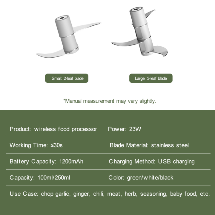 rebrol-fast-ship-100-250ml-ไฟฟ้ามินิกระเทียม-chopper-ไร้สายโปรเซสเซอร์อาหาร-usb-ชาร์จ100ml-250ml-ถ้วยสำหรับกระเทียมพริกไทยพริกเครื่องเทศครัวเครื่องมือ