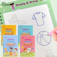 【cw】 French SANK Book Reusable Calligraphy Copybook Children 39;s Notebook Handwriting Writing Gifts 【hot】