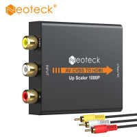 Neoteck AV CVBS 3RCA เป็น HDMI เข้ากันได้คอมโพสิตแปลง Scaler 1080จุดอะแดปเตอร์เคเบิ้ลกล่องสำหรับ Monito Lr วิดีโอสนับสนุน NTSC PAL