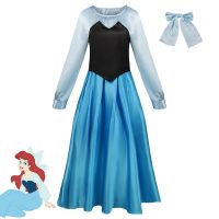 2023High quality new style Mermaid Princess Dress Ariel Princess Dress cosplay costume European and American costume Little Mermaid cos costume