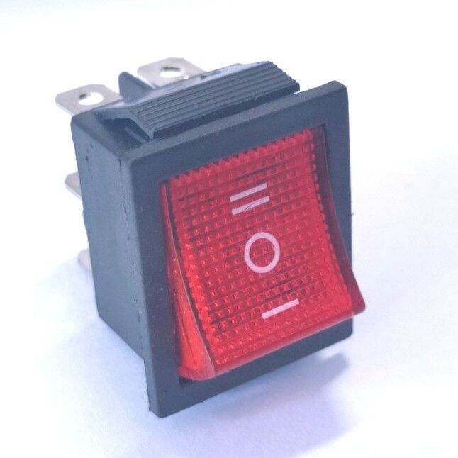 Saklar KCD4 16A 6Pin Power Rocker Switch DUAL ON OFF ON 220V 250V ...