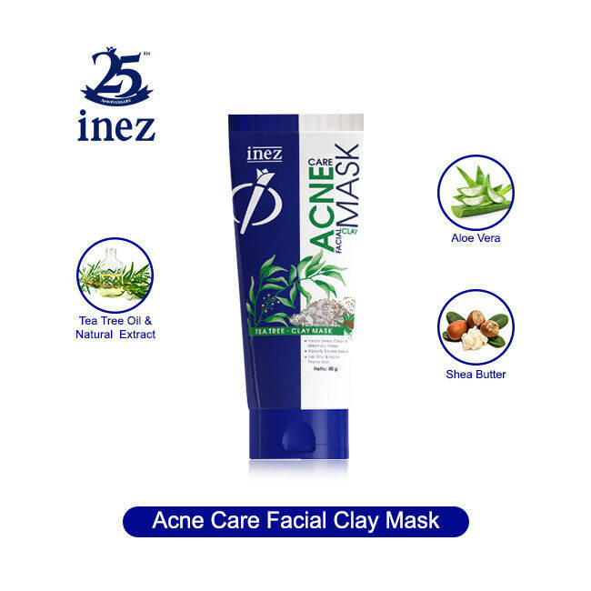 Inez Acne Care Facial Clay Mask Lazada Indonesia