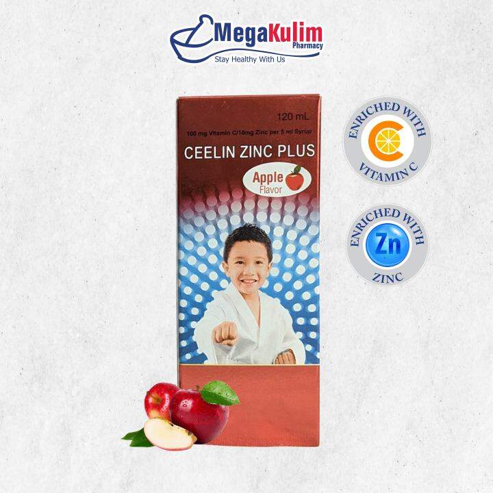 Ceelin Zinc Plus Syrup 120mL Lazada