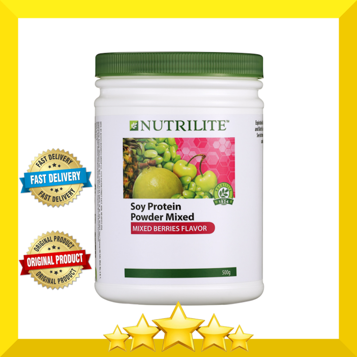 Soy Protein Drink Mix Mixed Berries Flavor (500g)expire 04/23 Lazada