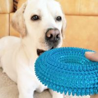 【YF】☂✶  Bite Resistant Sound Chew Teeth Large Dog Retriever Barbed TPR Cleaning Jouet Chien