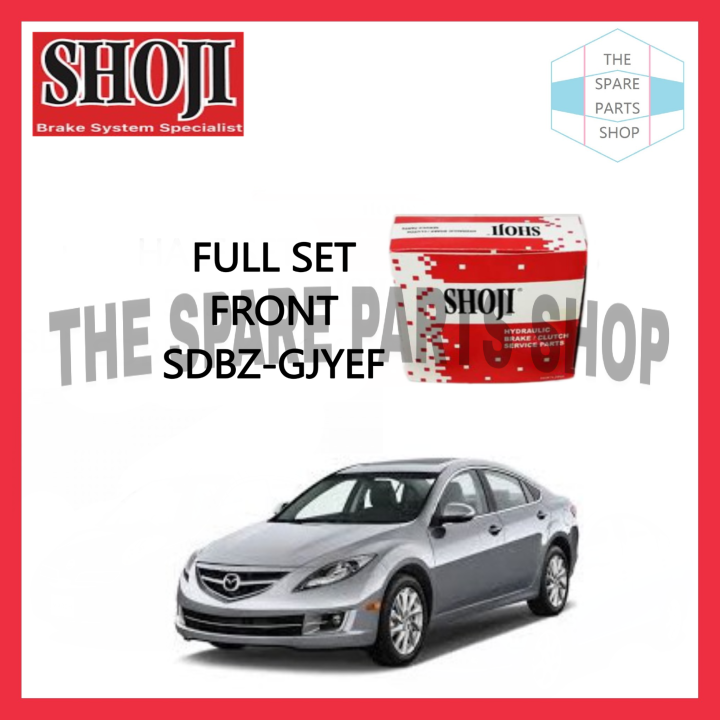MAZDA 6 2.5 FRONT DISC BRAKE CALIPER REPAIR KIT SHOJI (FULL SET) Lazada