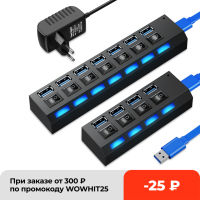 USB 3.0 HUB 3 0 HUB Multi USB Splitter 47 Port Expander Multiple USB 2.0 Hab Power Adapter USB3.0 Hub with Switch For PC Home