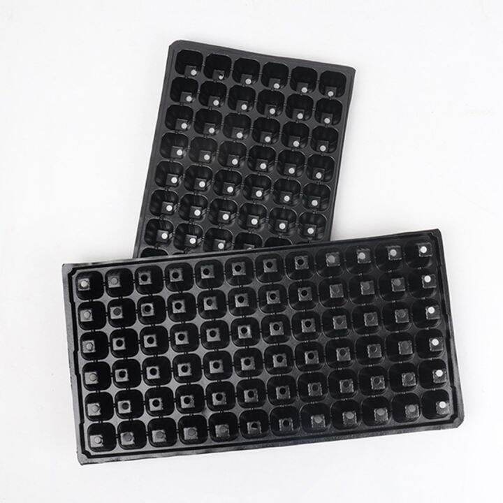 6pcs-72-hole-seedling-tray-garden-seed-growing-cultivation-pot-practical-vegetable-flower-plant-nursery-trays