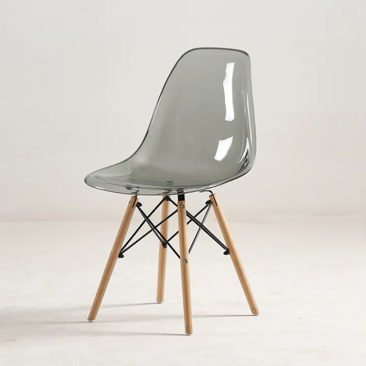 LakanbaleN KRUZO Aero Classic Crystal Ghost Chair Wooden Legs Chair ...