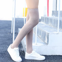 Women Long Socks Black Color Tight Slim Cotton Sock fit for Ladies Yoga Pilates training Over Knee High Socks WholesaleTH