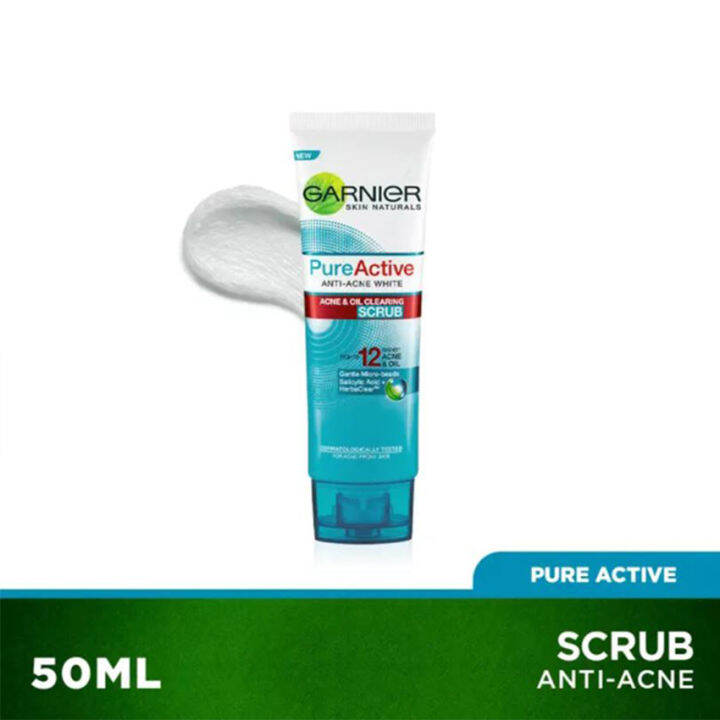 Pure Active Acne Oil Clearing Scrub 50mL For Acne Prone Skin 