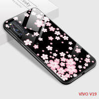 เคสโทรศัพท์ เคส Vivo V19 กรณีโทรศัพท์เคสโทรศัพท์ เคสสาวผู้หญิงหรูหราฝันดอกไม้ดาวผีเสื้อแบบกันกระแทกกรณีเคลือบเงากระจกปกหลังปลอก