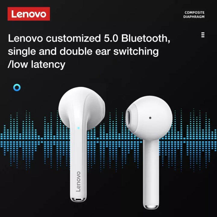 lenovo-lp50-หูฟังไร้สาย-tw-s-หูฟังบลูทูธ-ไร้สาย-กันเหงื่อ-ฟังก์ชั่น-touch-control-หูฟังบลูทูธไร้สาย-lp50