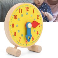 【ราคาถูกสุด】Numbers Clock Model Toy Wooden Clock Learning Educational Kindergarten Toy for Children