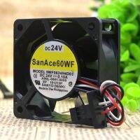 ต้นฉบับซันโยพัดลม SanAce60WF 9WF0624H4D03 6025 24โวลต์ Fanuc ระบบทุ่มเท