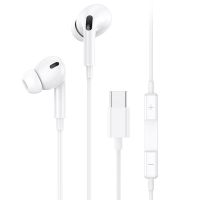 สายหูฟังมีสายไลท์นิ่งสเตอริโอ Ep-41ของ Usams สำหรับหูฟัง Ipad Samsung Huawei ชนิด Hifi C Bass ลึก3.5มม.