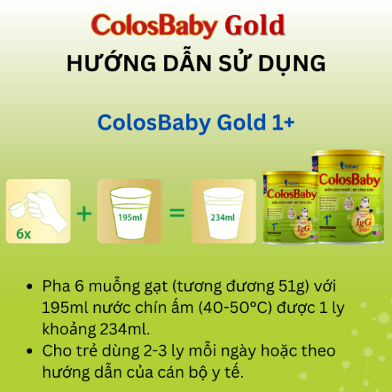 Sữa non colosbaby gold 1+ 800g - ảnh sản phẩm 3