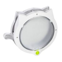 Small Round Cat Door with 4-way Lock Pet Plastic Window Lockable Safe Dog Gate Premium Quality