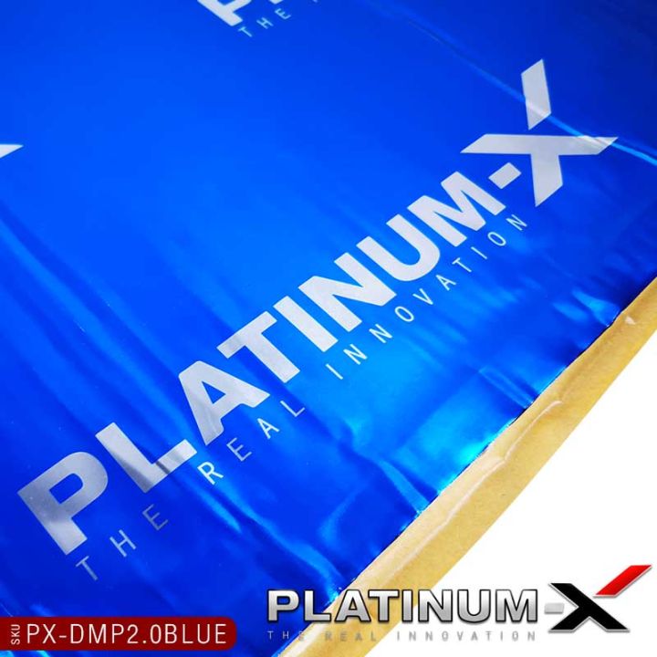 platinum-x-แผ่นแดมป์-แบบมีฟอยล์-สีน้ำเงินคุณภาพสูง-แผ่นกันเสียง-ขนาดใหญ่พิเศษ-แดมป์ประตู-แดมป์หลังคา-แดมป์ซุ้มล้อ-กว้าง60cm-ยาว100cm-หนา2mm