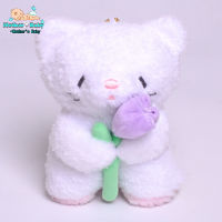 Boneka Mainan ห้อยกุญแจรูปสัตว์กระต่ายแมวตุ๊กตาหมีขนาดพกพาและน้ำหนักเบาขนาดเล็กสำหรับเด็กทารกจี้ตุ๊กตากุญแจรถ