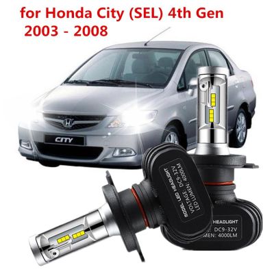 ไฟหน้ารถยนต์ LED H4 สําหรับ Honda City (SEL) 4th Gen 2003-2008 2PCS