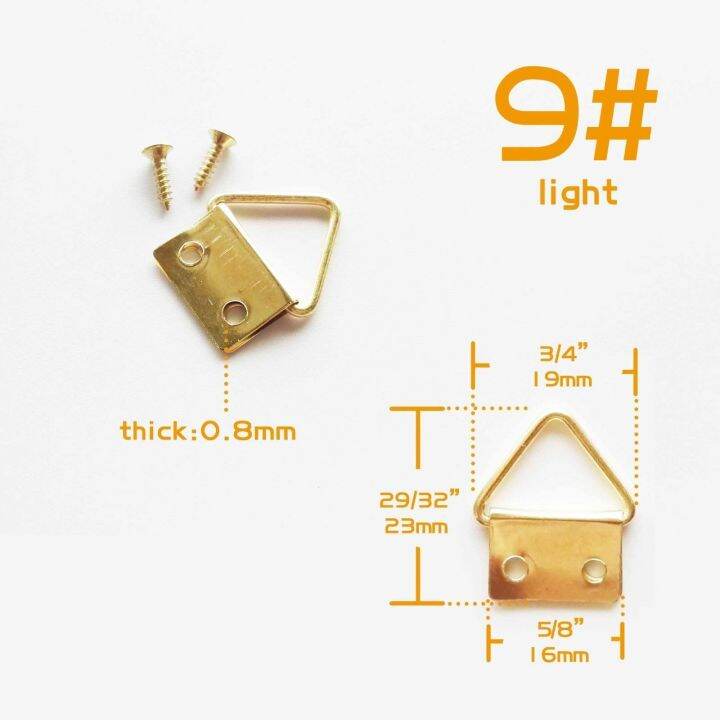 25pcs-triangle-d-ring-wall-picture-frame-hook-picture-mirror-hanger