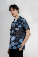 Beachpark Unisex BLACK STONE Hawaii Shirt เสื้อฮาวายแขนสั้นสี BLACK STONE