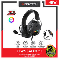 Fantech หูฟัง เกมมิ่ง ระบบ 7.1 VIRTUAL SURROUND SOUND Headset Gaming สำหรับเกมแนว FPS , RTS, MMORPG ,MOBA รุ่น HG26