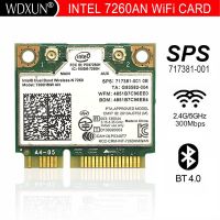 เริ่มต้น Dual Band ไร้สาย N 7260HMWAN 7260 7260Hmw บลูทูธ4.0การ์ดสำหรับ Intel Mini PCI-E 300Mbps เครือข่าย2.4G/5G 717381-001