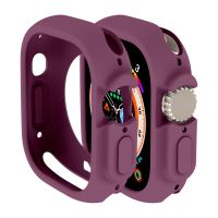 SmartPhonemall For Apple Watch Ultra 49mm Candy TPU Protective Case(Plum)