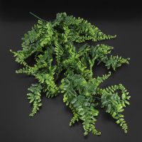 3 Pcs Artificial Hanging Ferns Plants Vine Ivy Boston Fern Hanging Plant Outdoor UV Resistant Plastic Plants(Green)