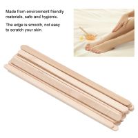 50 ชิ้น Wax Applicator Sticks Wood Waxing Craft Sticks Spatulas Applicators สำหรับกำจัดขน คิ้ว Body สำหรับกำจัดขนบนจมูก บิกินี่ Lip - Waxing Stick for Salon and Crafting