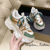 Kingdom_Fashion ยอดนิยม รองเท้าผู้หญิง รองเท้าผ้าใบ รองเท้าสุขภาพ รองเท้าแฟชั่น B96F05U 37Z230911