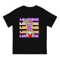 Youtube เสื้อยืดผู้ชาย Lanky Box เสื้อยืดน่าพิศวงเสื้อยืดสั้น