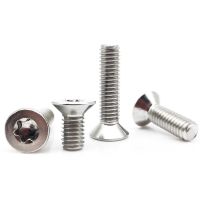 5/10/50pc M1.4 M1.6 M2 M2.5 M3 M4 M5 M6 M8 GB2673 304 A2 Stainless Steel Six Lobe Torx Flat Countersunk Head Screw Bolt L=3-60mm Fasteners