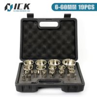 【DT】hot！ Coated Bit Set 12/19Pcs Cup Saw Marble Glass Granite Hole Drilling Bits Tools Accessories