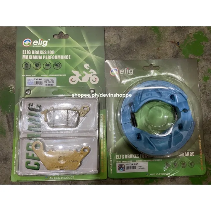 ELIG Ceramic Brake Pad and Brake Shoe for Aerox Lazada PH