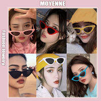 [จัดส่งในกทม]แว่นแฟชั่น แว่นกันแดด แว่นผู้หญิง แคทอาย สีขาว ดำ แดง unisex