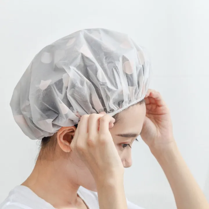 DDUI EVA Cute Bathroom Products Hotel Female Women Bath Hat Hair Cover Head Cover Shower Cap | Lazada PH DDUI EVA Cute Bathroom Products Hotel Female Women Bath Hat Hair Cover Head Cover Shower Cap | Lazada PH