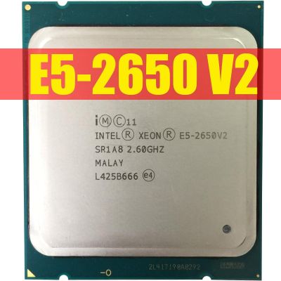 Xeon E5 2650 V2 Processor SR1A8 2.6GHz 95W Socket LGA 2011 CPU 2650V2 X79 DDR3 D3 Mainboard Platform For kit Intel xeon