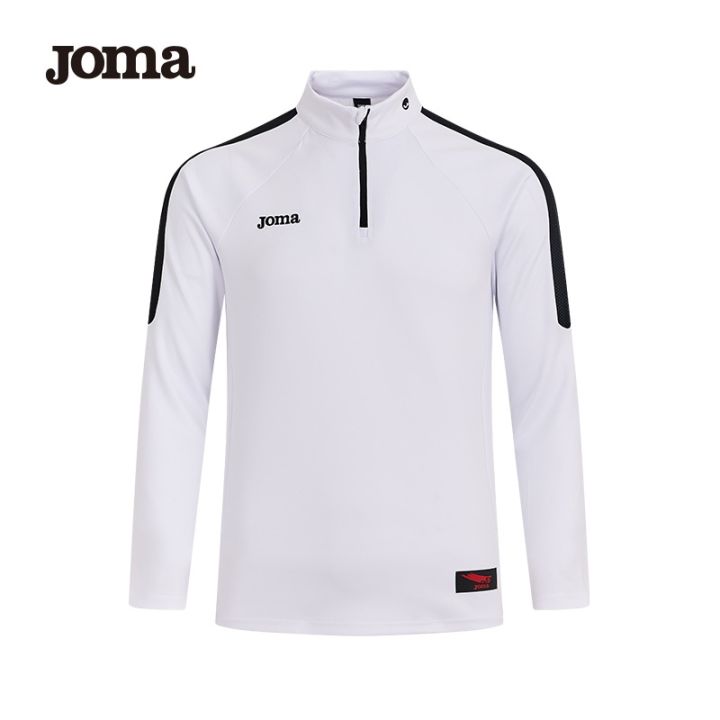 2023-high-quality-new-style-joma-homer-half-zipper-training-fitness-long-sleeved-mens-spring-new-football-training-suit-sportswear-top-men