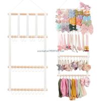 【YF】 Headband Holder Hair Bow Organizer Set Hairpin Loop Shelf for Children Kids Girls Clips