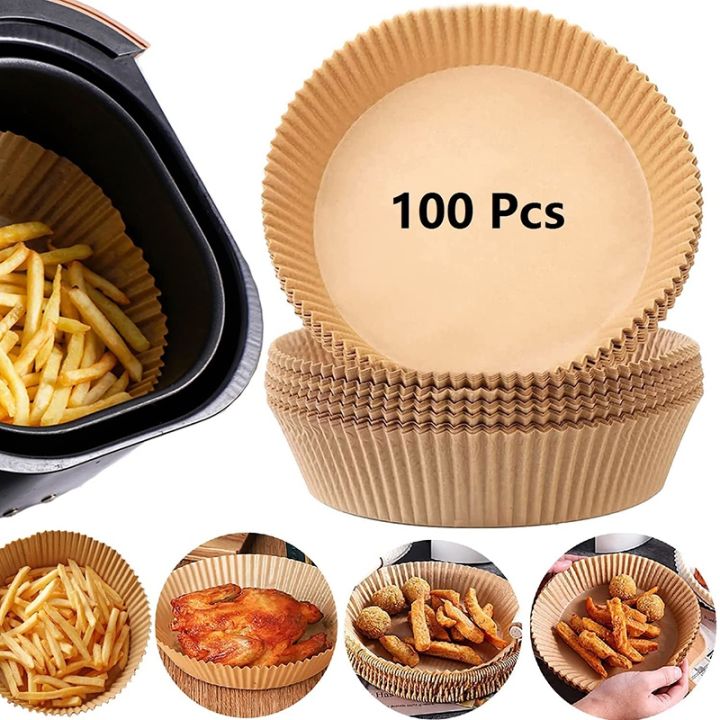 air-fryer-disposable-baking-paper-liner-form-tray-16-20cm-kitchen-grill-parchment-paper-air-fryer-accessories