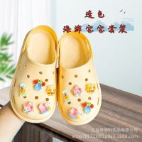 10ชิ้น/เซ็ตชุดฟองน้ำใส Crocs Jibbitz เสน่ห์รองเท้า Clogs ตกแต่งสำหรับ Crocs