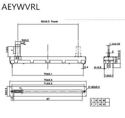 50pcs-for-behringer-soundcraft-a10k-a20k-a50k-original-duplex-potentiometer-mixer-fader-75mm-a10kx2-a20k-2-a50k-2