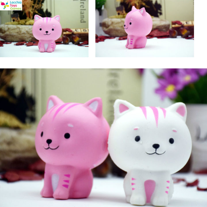 lt-ready-stock-cartoon-cat-squishy-slow-rising-phone-straps-cute-kitten-soft-squeeze-bread-charms-scented-kids-toyของเล่นเด็กผญ1-cod