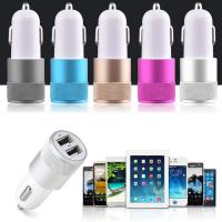 Quick Charge 2.1A/1.0A ที่ชาร์จมือถือแท็บเล็ตในรถ 2-Ports USB Car Charger