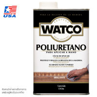 น้ำยาเคลือบ polyurethane บนผิวไม้ WATCO Wipe-On Poly