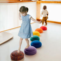 Balance Stepping Stones ชุดเกมสำหรับเด็ก Sensory Foam River Jumping Steps Stones หินในร่มกลางแจ้งครอบครัวเล่นเกมตลกของเล่น Gift